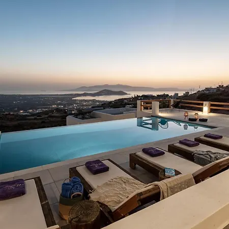 Naxos Skyline Luxury ヴィラ *